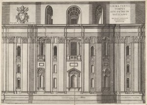 Speculum Romanae Magnificentiae: San Pedro, 1564 de Vincenzo Luchino