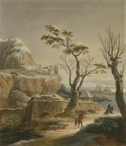 Invierno (pintura sobre lienzo) de Vincenzo Martinelli