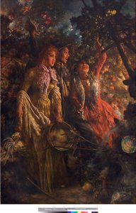Escena de género o cosecha (Vendimia) Pintura de Vincenzo Migliaro (1858-1938) 1895 Colección particular de Vincenzo Migliaro