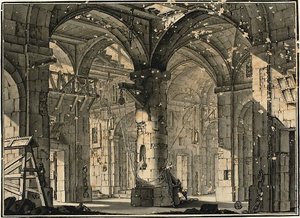 Escena de la prisión de Vincenzo dal Re