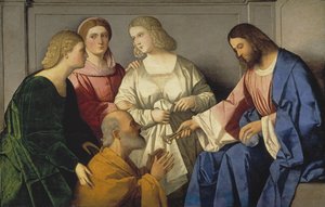Cristo entregando las llaves a San Pedro