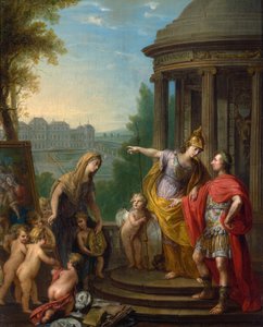 Alegoría del Traslado de la Galería Imperial al Belvedere de Vinzenz Fischer