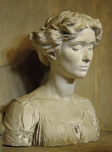 Lady Diana Manners, c.1910 (yeso) de Violet Manners
