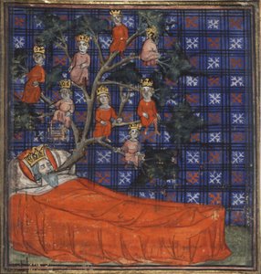 El Árbol de Jesé de la Biblia historiale de Guiart des Moulins