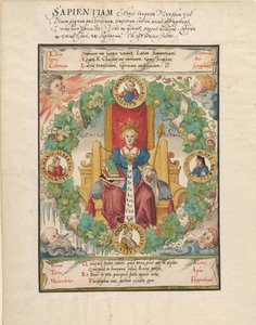 Filosofía entronizada, mediados del siglo XVI de Virgil Solis