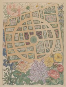 El Jardín de Madame Jumel, c. 1936 de Virginia Richards