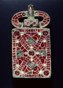 Hebilla de cinturón, c.525-560 de Visigothic Visigothic