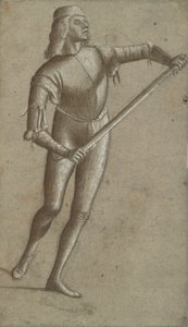 Carpaccio - Un gondolero (recto), hacia 1514-1520 de Vittore Carpaccio