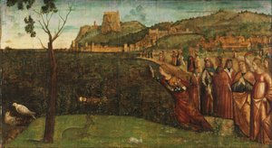 Carpaccio - La metamorfosis de Alción, c. 1502-1507 de Vittore Carpaccio