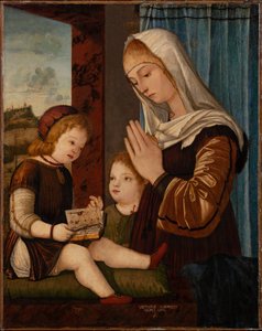 La Virgen con el Niño y San Juan el Niño de Vittore Carpaccio