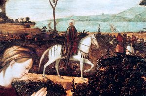 Santa Familia (detalle) de Vittore Carpaccio