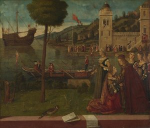 La partida de Ceyx de Vittore Carpaccio