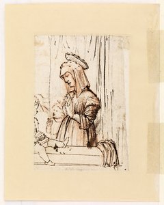 Virgen adorando al Niño Jesús con San Juan, finales de 1480 - principios de 1490