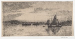 Anvers: Atardecer de Vittore Grubicy