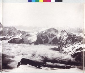 Radiografía panorámica desde el pico del monte Elbrus