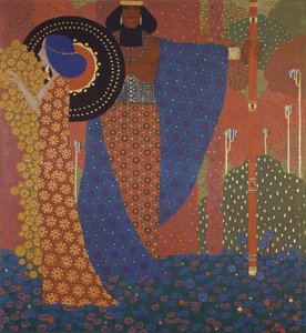Princesa y Guerrera de Vittorio Zecchin