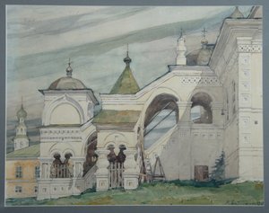 La iglesia de la Trinidad en Solikamsk, 1909 de Vladimir Alexandrovich Plotnikov