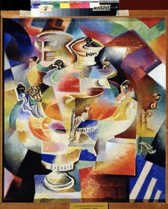 Samovar. 1919 (óleo sobre madera)