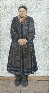 Campesina ucraniana, 1910-1911 de Vladimir Davidovich Burliuk