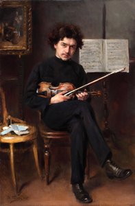 Retrato del violinista y compositor Jan Kubelik 1880-1940, 1908