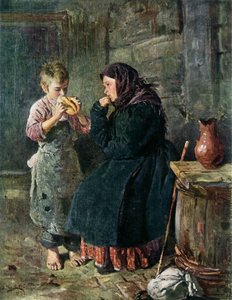 El encuentro de madre e hijo, 1883 de Vladimir Egorovic Makovsky