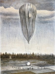 El globo estratosférico, 1935 de Vladimir Grigoryevich Yung