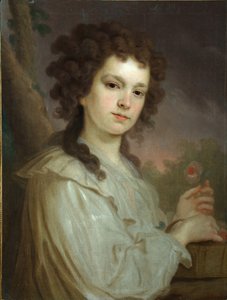 Retrato de Olga Kuzminichna Filippova 1772-1829, 1790