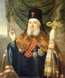 Retrato de Platón, Metropolitano de Moscú y Kolomna de Vladimir Lukich Borovikovsky
