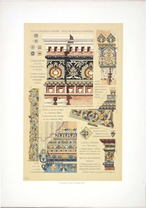 Antiguos azulejos ornamentales rusos de Vladimir Vasilyevich Suslov