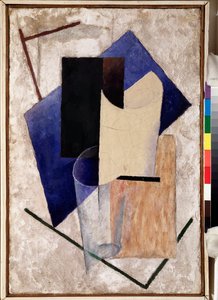 Nature morte (Naturaleza muerta), c.1920 (óleo sobre madera) de Vladislav Maximilianovich Strzheminsky
