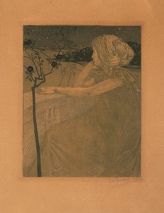 Meditación en el balcón, 1899-1900