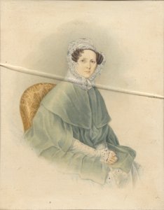 Retrato de la Condesa Natalia Pavlovna Stroganova, 1845 de Voronov