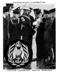 Sargento de Color, Royal Marines, 1937