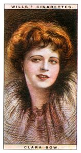 Clara Bow 1905-1965, actriz y símbolo sexual estadounidense, 1928 de WD and HO Wills