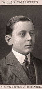 El Príncipe Mauricio de Battenberg, 1908 de WD and HO Wills