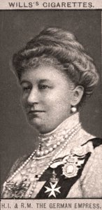 H.I & R.M, la emperatriz alemana, 1908 de WD and HO Wills