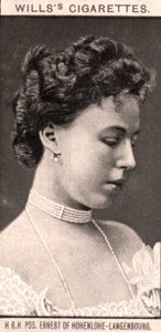 S.A.R., PSS. Ernesto de Hohenlohe-Langenbourg, 1908 de WD and HO Wills