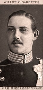 El Príncipe Aage de Dinamarca, 1908 de WD and HO Wills