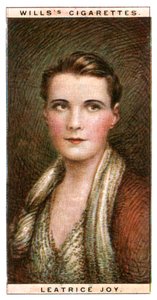 Leatrice Joy 1893-1985, actriz estadounidense, 1928 de WD and HO Wills