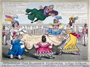El Hornpipe de la manta, 1820 de WE