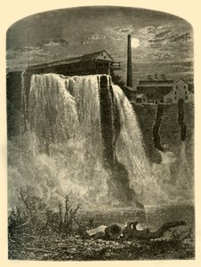Lado oeste, cascadas superiores del Genesee, 1874