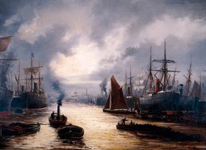 El estanque de Londres de WJ Baker