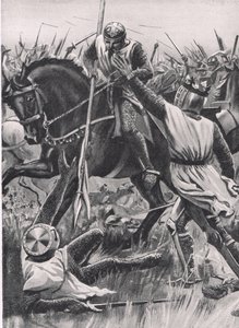 "Hold Fellow, I am Henry of Winchester you King", ilustración de 