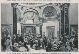 El primer concierto en la Galería Nacional