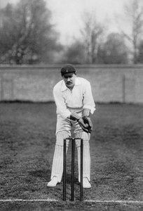 Bill Storer, jugador de críquet de Derbyshire e Inglaterra, c1899