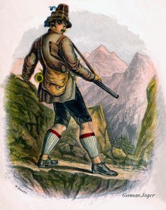 Campesino bávaro, 1809 de W. Dickes