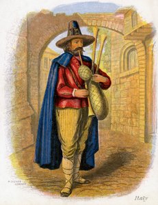 Músico italiano, 1809