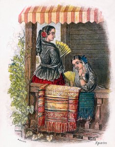 Chica Española, 1809 de W. Dickes