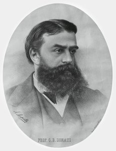 Retrato de Giovanni Battista Donati (1826-1873), matemático y astrónomo italiano de John Ward Dunsmore