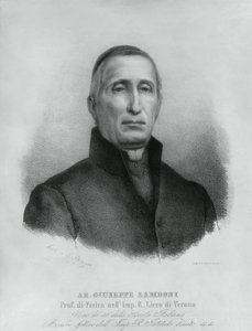 Retrato de Giuseppe Zamboni (1776-1846), sacerdote católico y físico italiano de John Ward Dunsmore